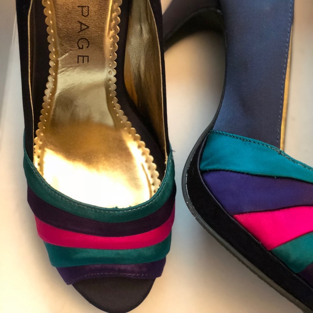 Rampage Open Toe High Heels Sz 8